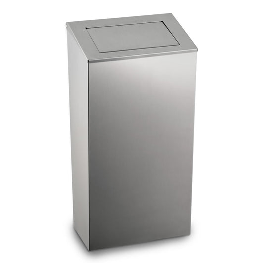 ECOLINE Steel Waste Bin ( Push Lid ) 25L – 50L Capacity