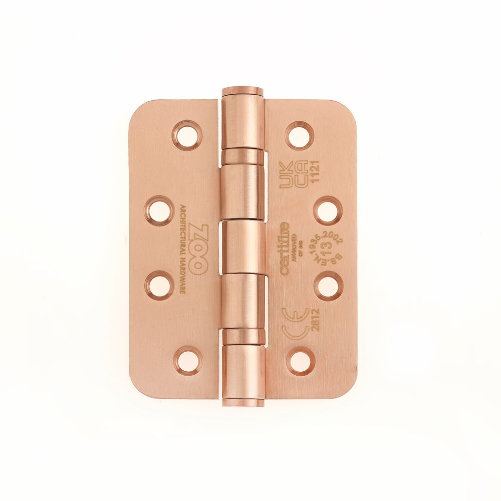 Grade 13 Hinges - Ball Bearing 102mm x 76mm x 3mm Radius Corner