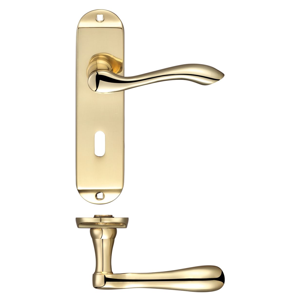 Arundel Lever Lock (57mm c/c) Furniture - Short Plate  175 x 42mm