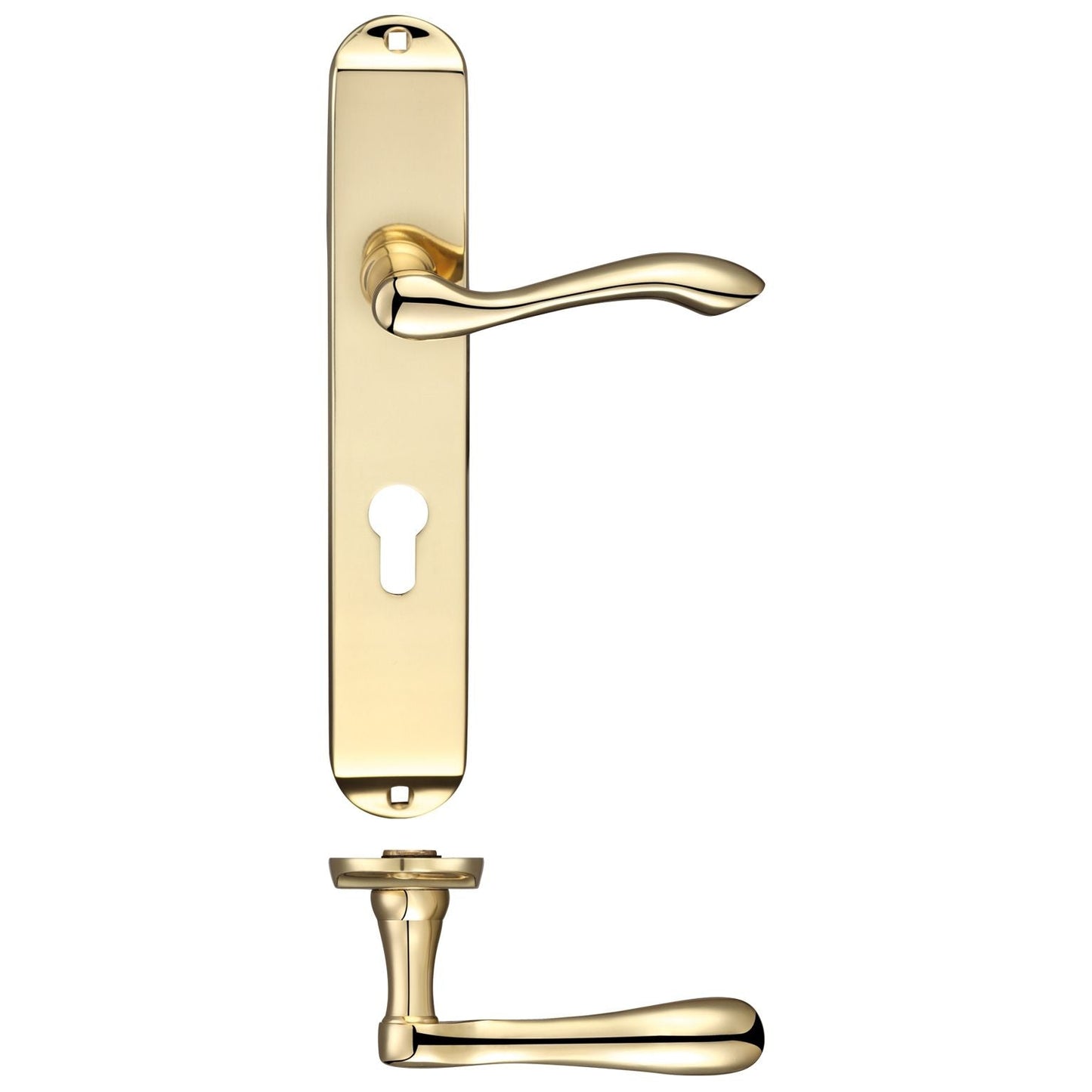 Arundel Lever Euro Lock (47.5mm c/c) Furniture - Long Plate 245 x 42mm