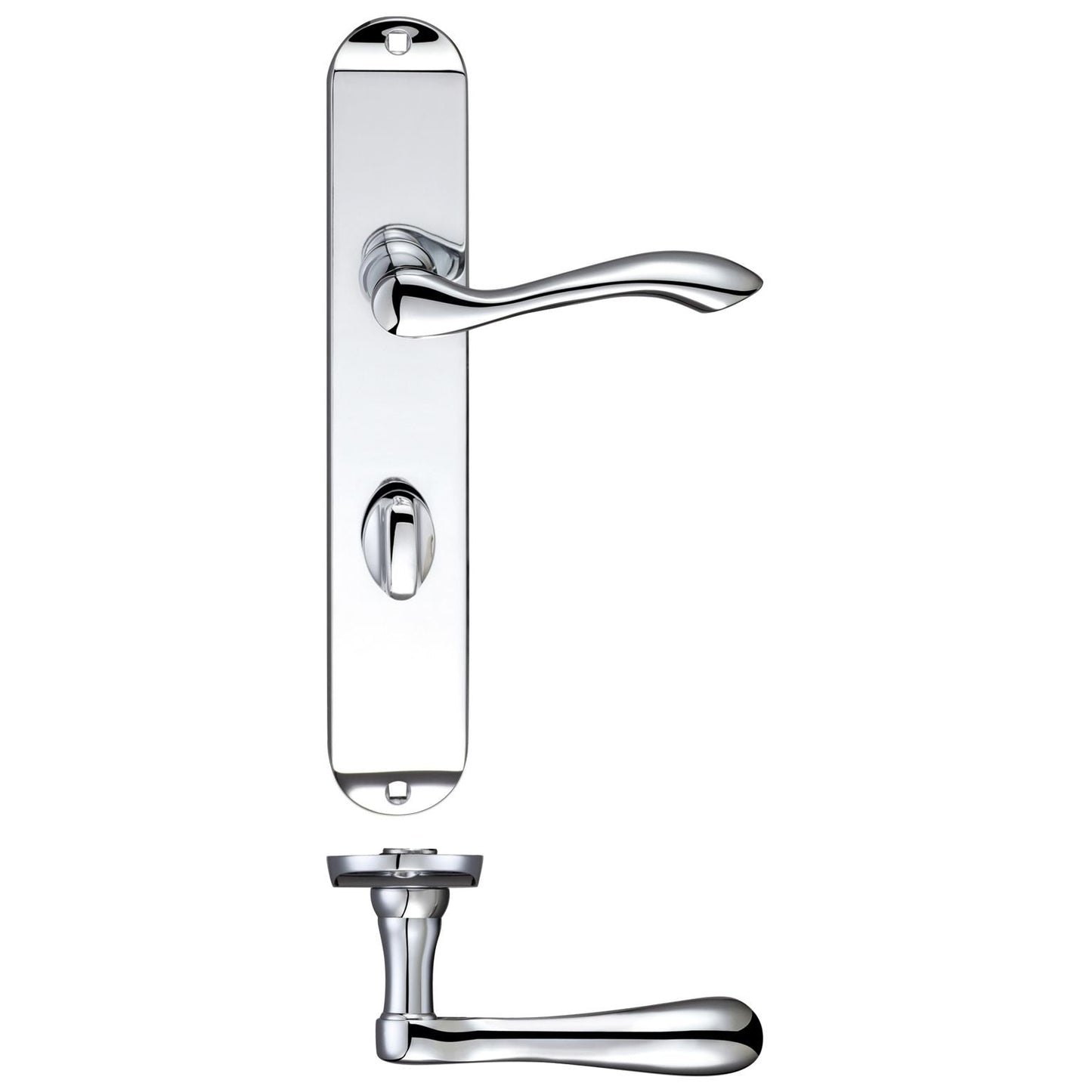 Arundel Lever Bathroom (57mm c/c) Furniture - Long Plate 245 x 42mm