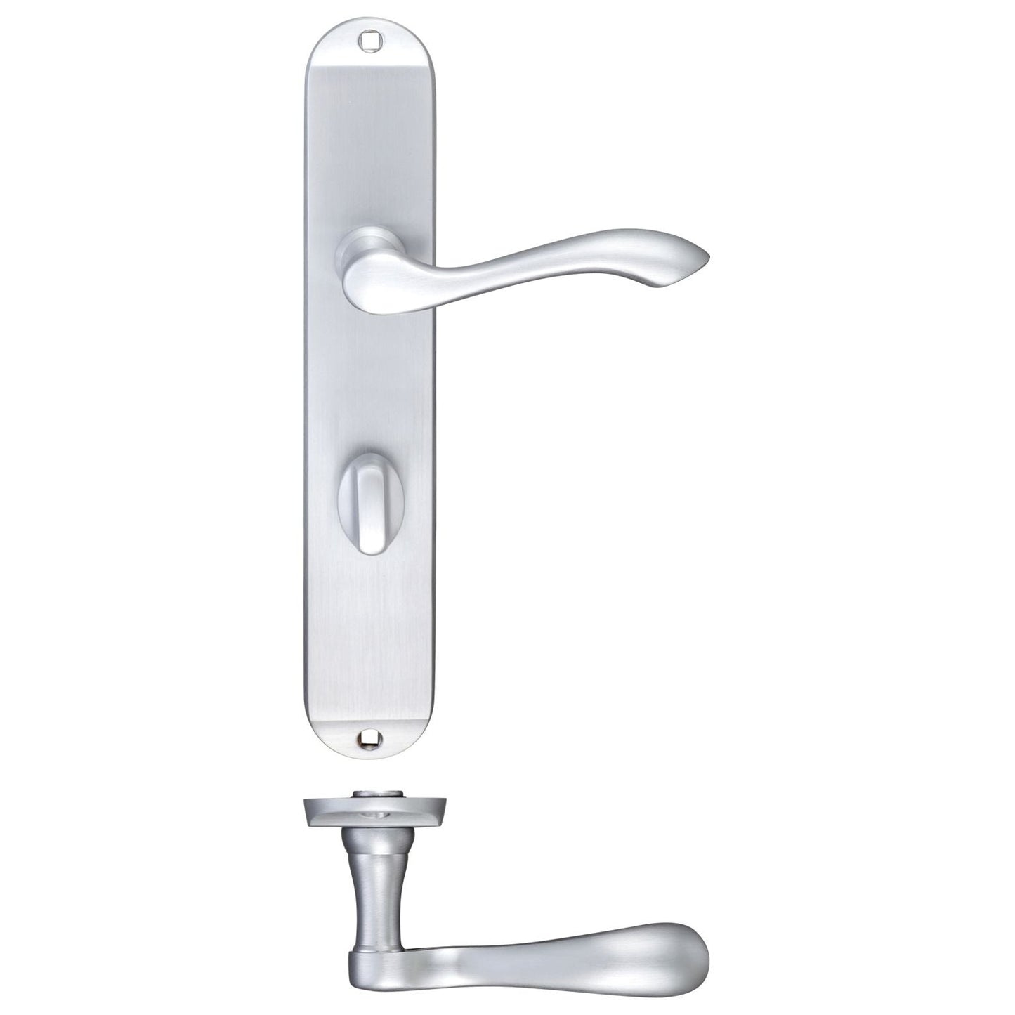 Arundel Lever Bathroom (57mm c/c) Furniture - Long Plate 245 x 42mm