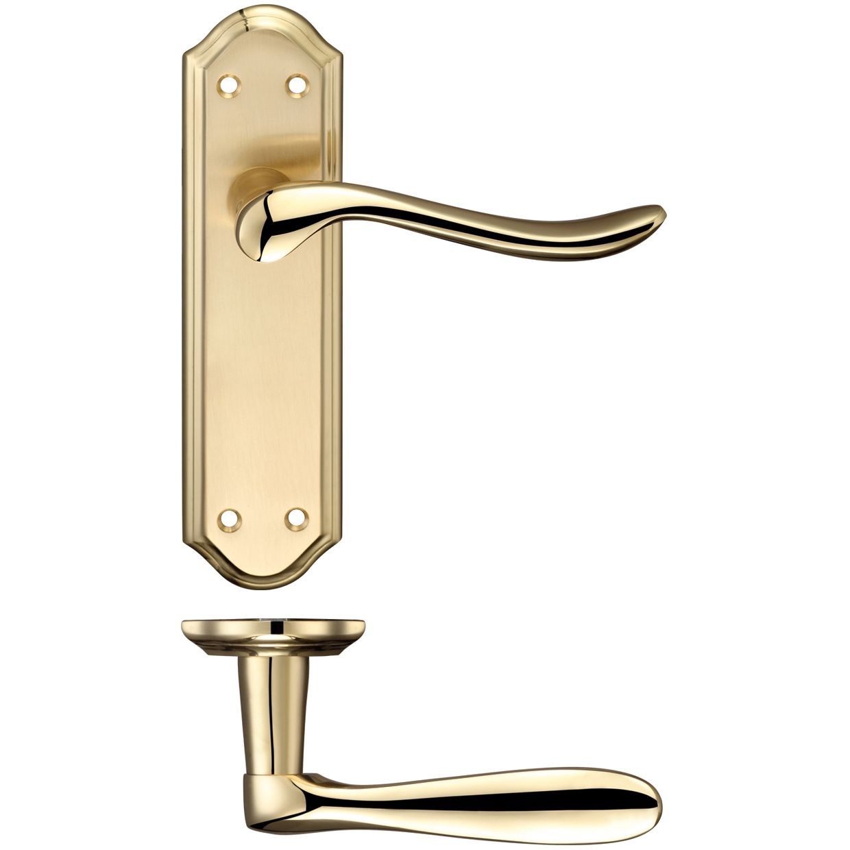 Lincoln Lever Latch Furniture 180 x 48mm
