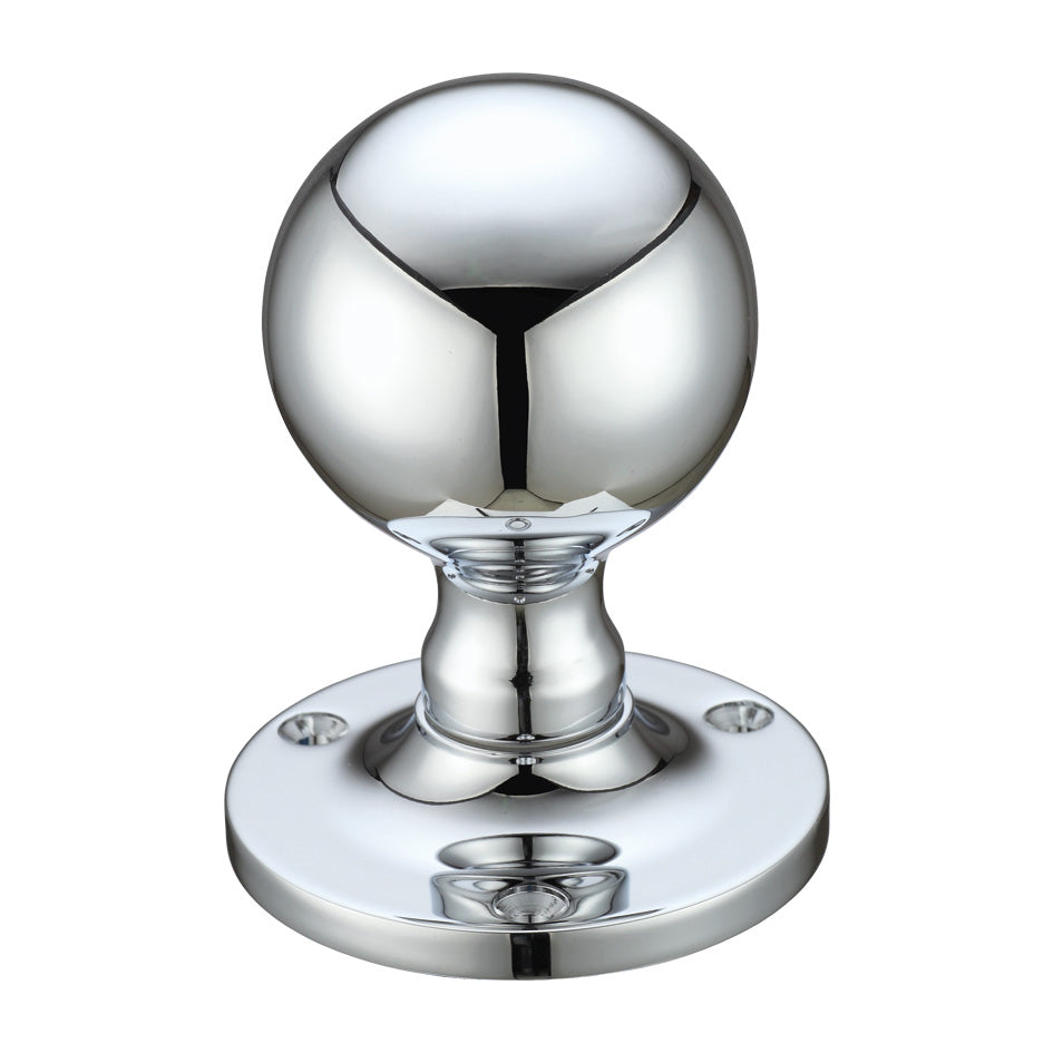 Ball Mortice Knob Furniture  62.5mm Rose Dia
