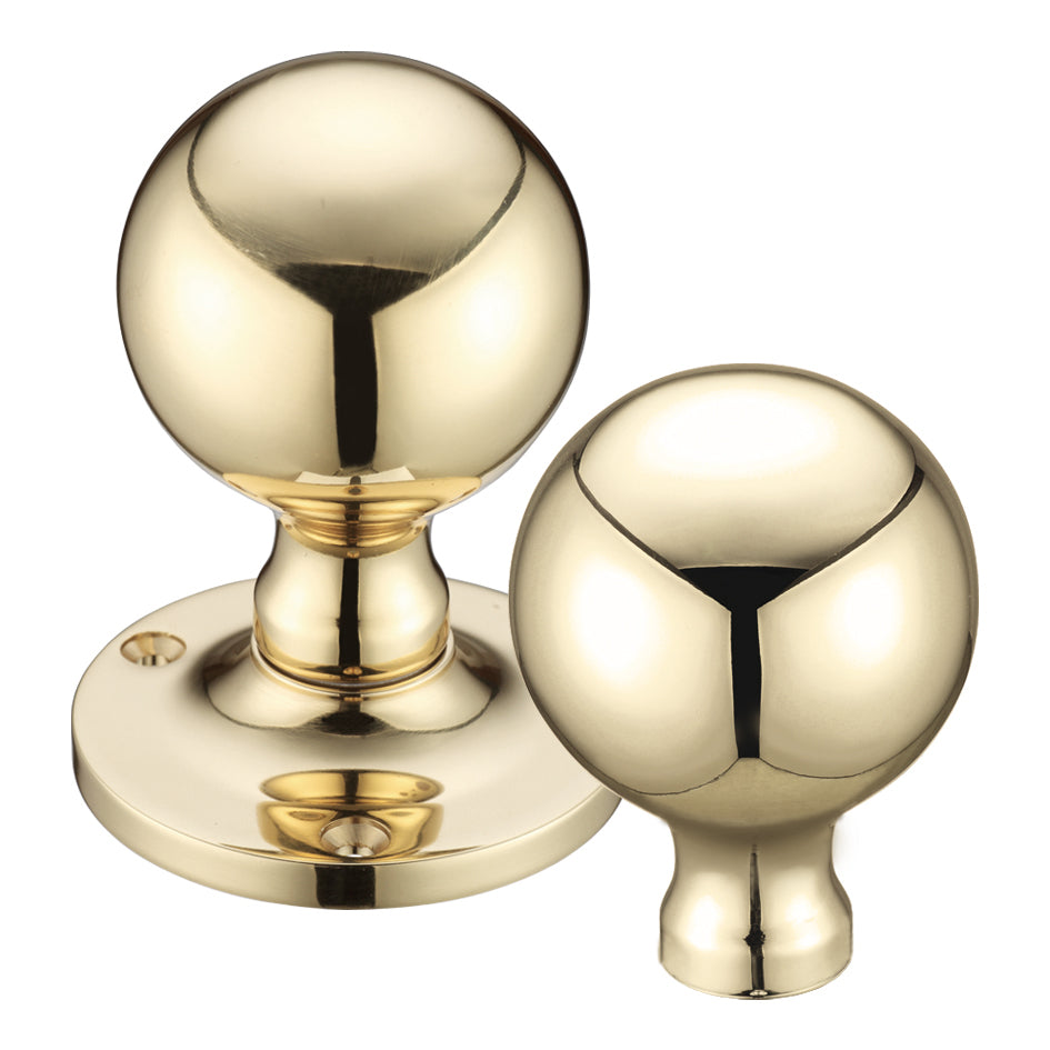 Ball Mortice Knob Furniture  62.5mm Rose Dia