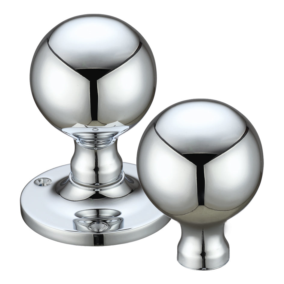 Ball Mortice Knob Furniture  62.5mm Rose Dia