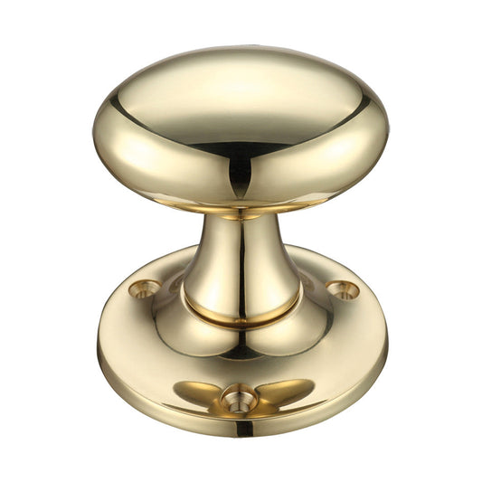 Oval Mortice Knob Furniture - 60mm Rose Diameter