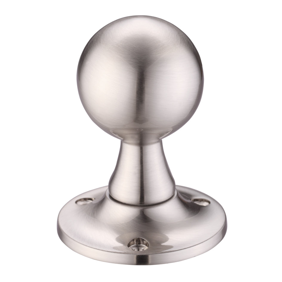 Ball Mortice Knob Furniture  60mm Rose dia.