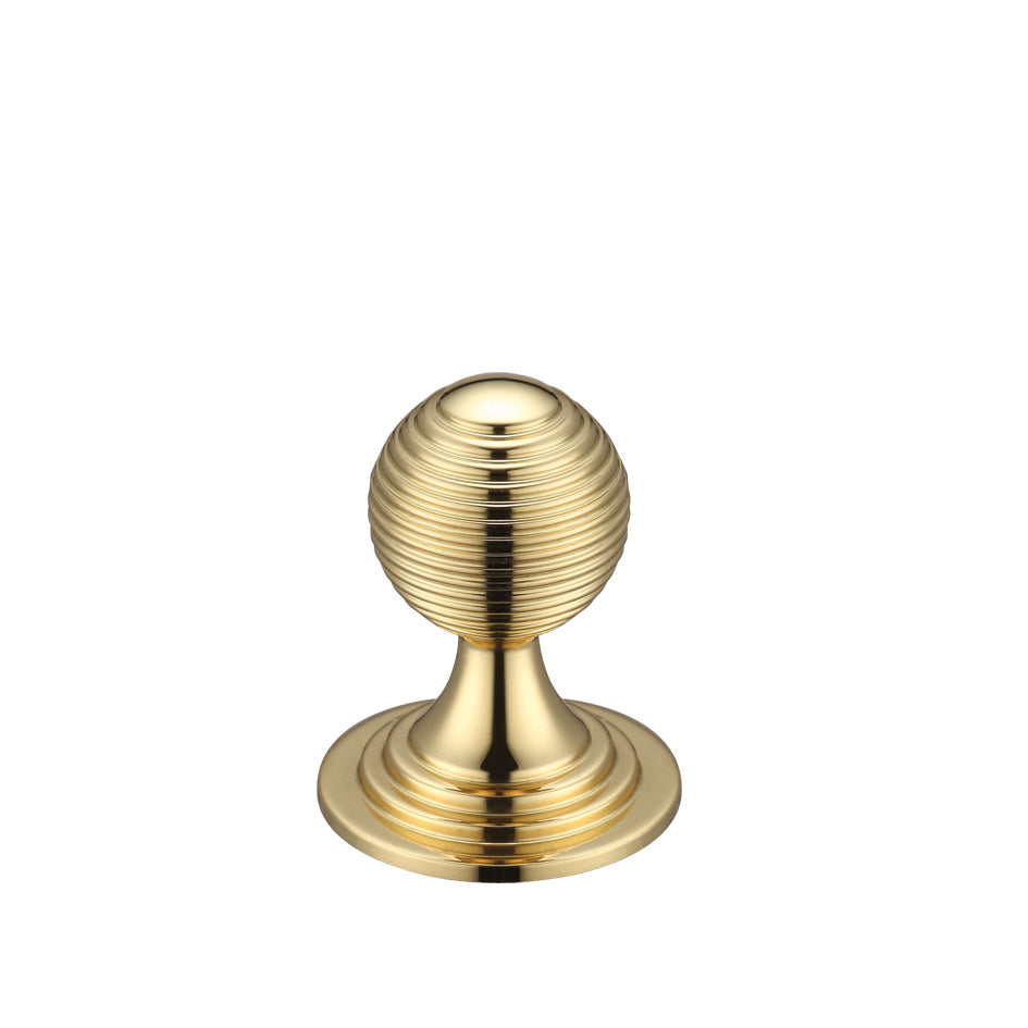 Queen Anne Ringed Knob - 25mm Rose Dia