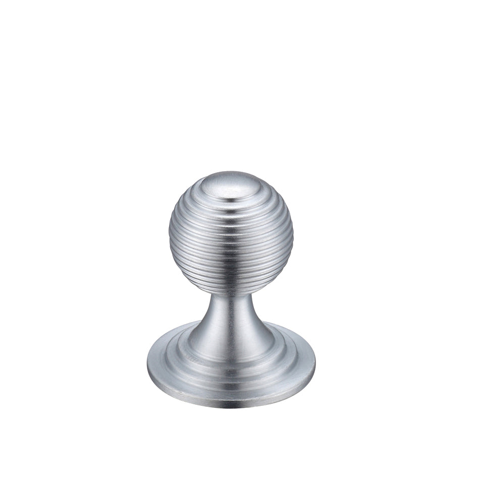 Queen Anne Ringed Knob - 25mm Rose Dia