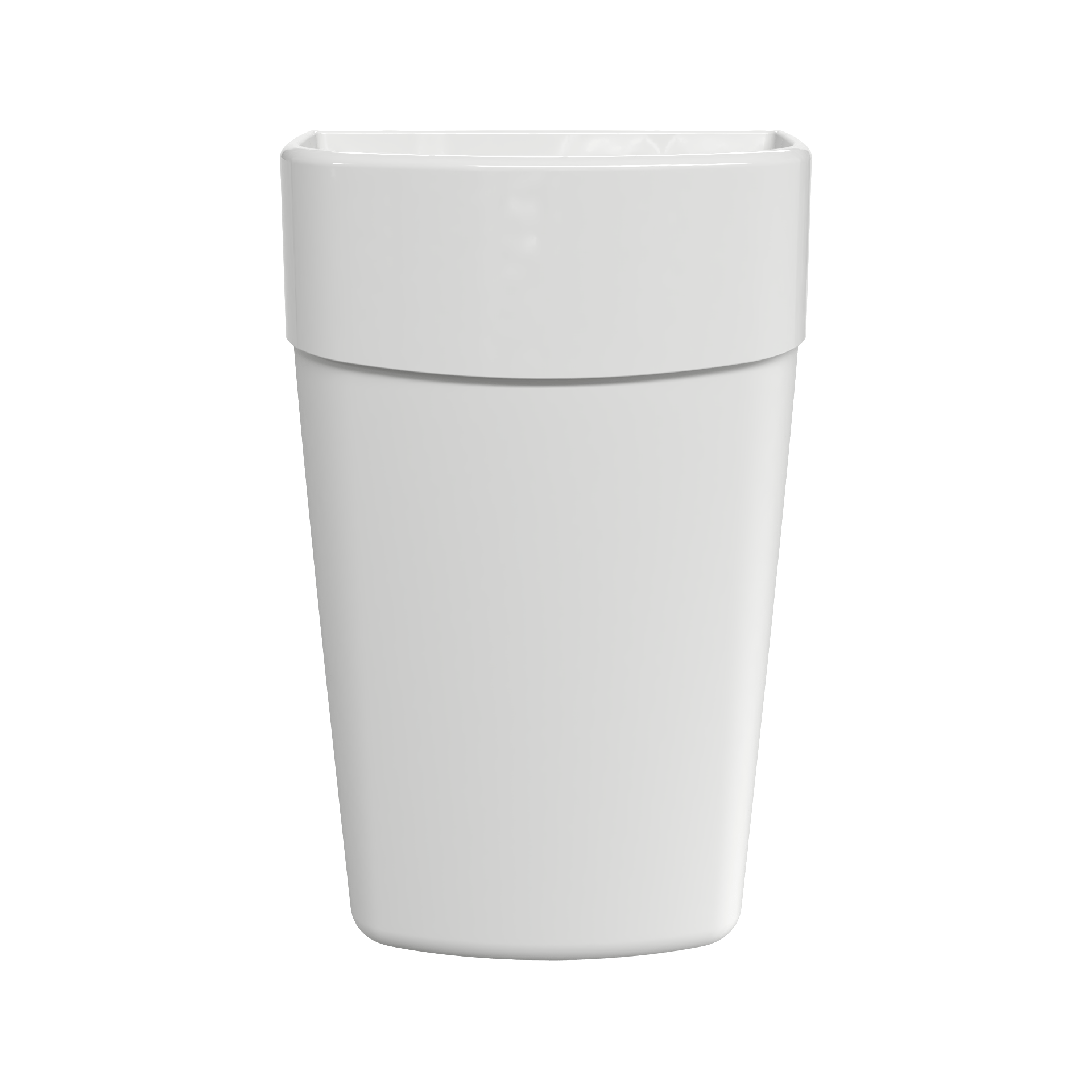 MWS Dispensors Waste Bins Myriad White 25L Waste Bin