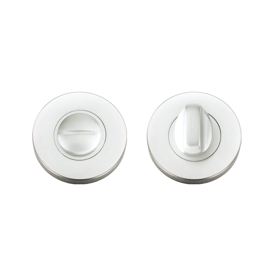 Turn and Release with Escutcheons and 5mm Spindle - 53mm Dia