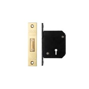 British Standard 5 Lever Deadlock - 67mm c/w Escutcheon - Chubb Retro Fit 3G114