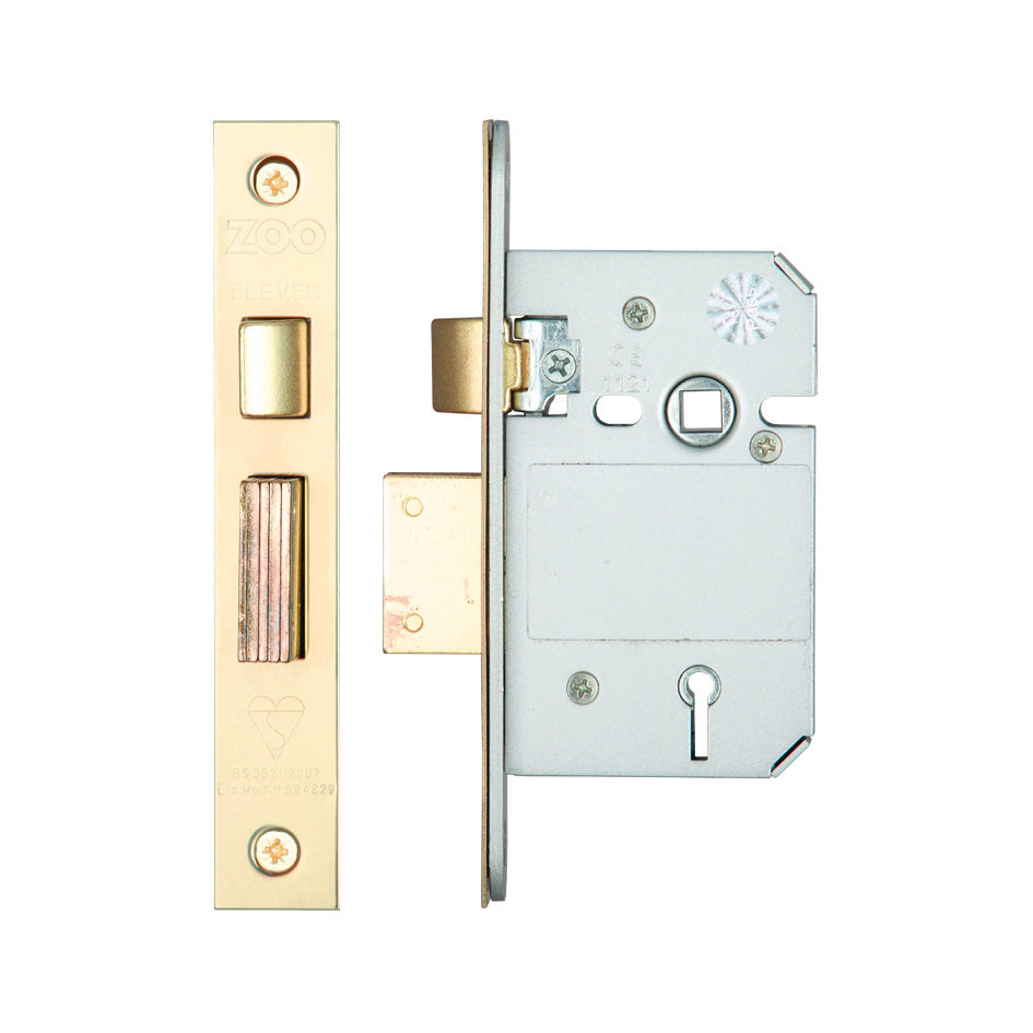 British Standard 5 Lever Sashlock - 64mm