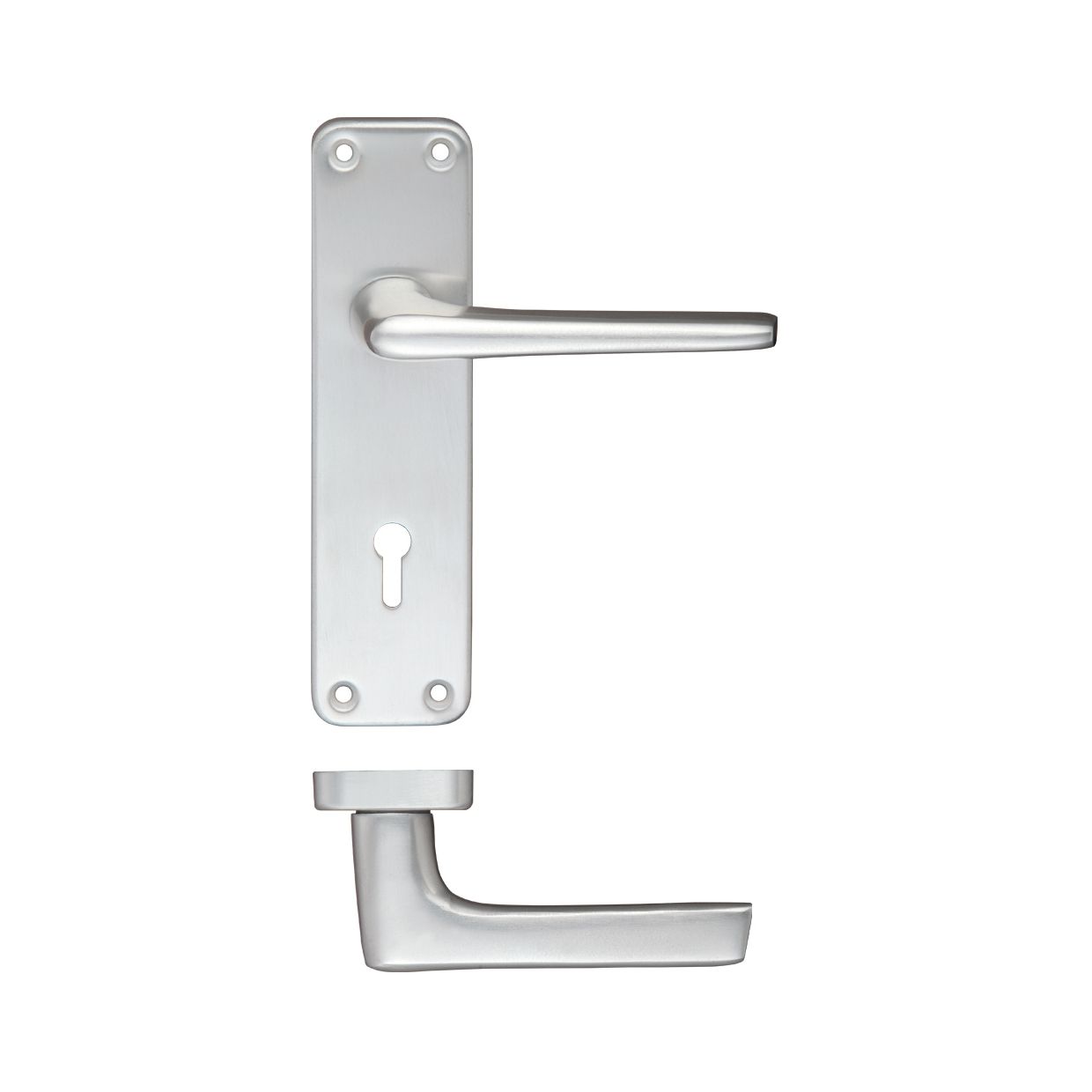 Contract Aluminium Lever on Lock Backplate