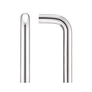 19mm D Pull Handle - 225mm Centers - Bolt Through Fixings