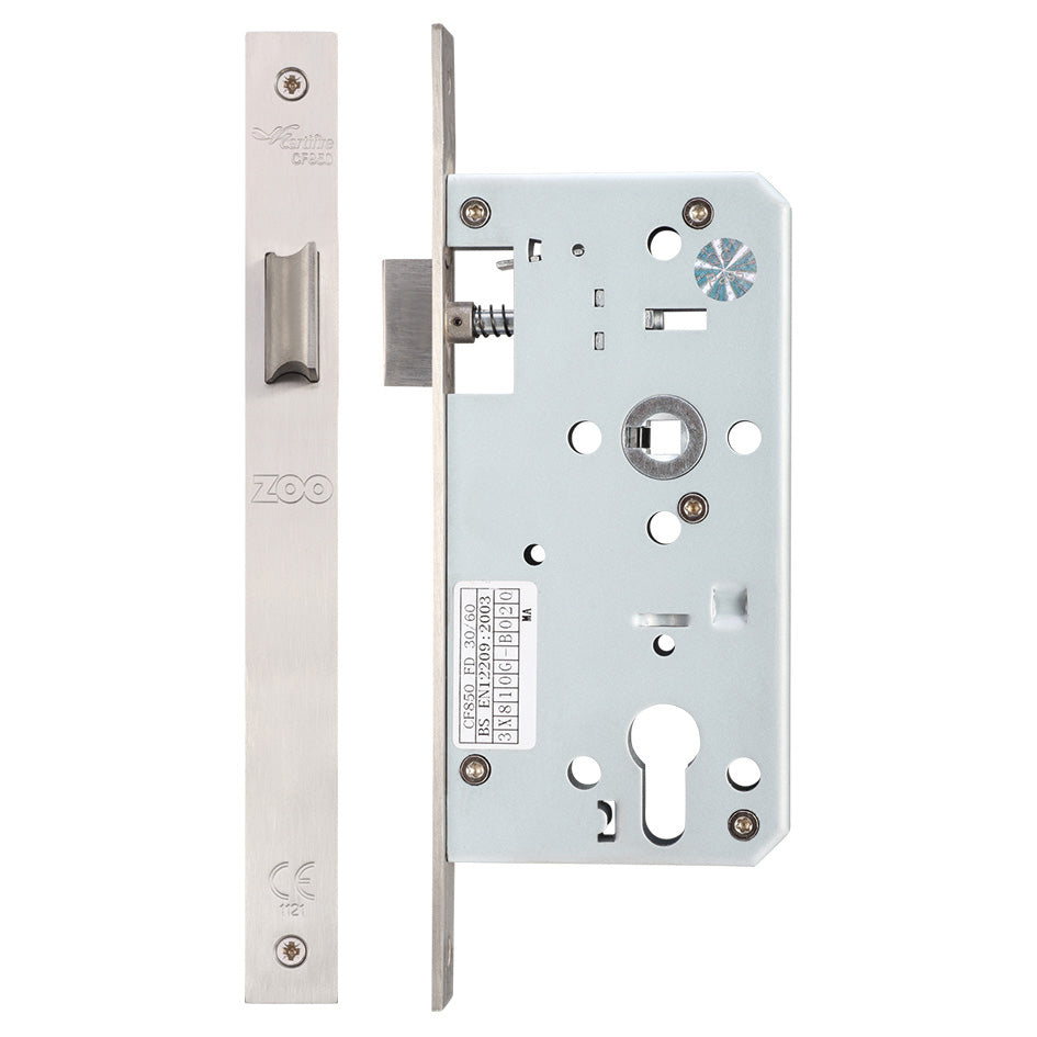 DIN Latch - Backset 55mm