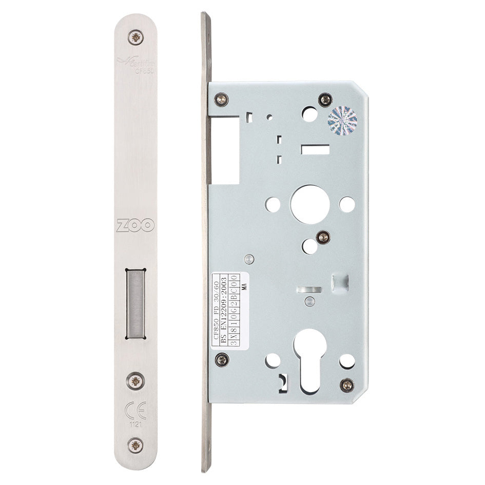 DIN Euro Deadlock - Backset 55mm