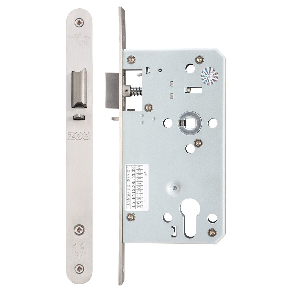 DIN Night Latch - 72mm c/c Backset 60mm