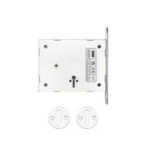 Mortice London Fire Brigade Lock (Key Profile 02), c/w Escutcheons, SSS Finish, CE/UKCA/CERTIFIRE