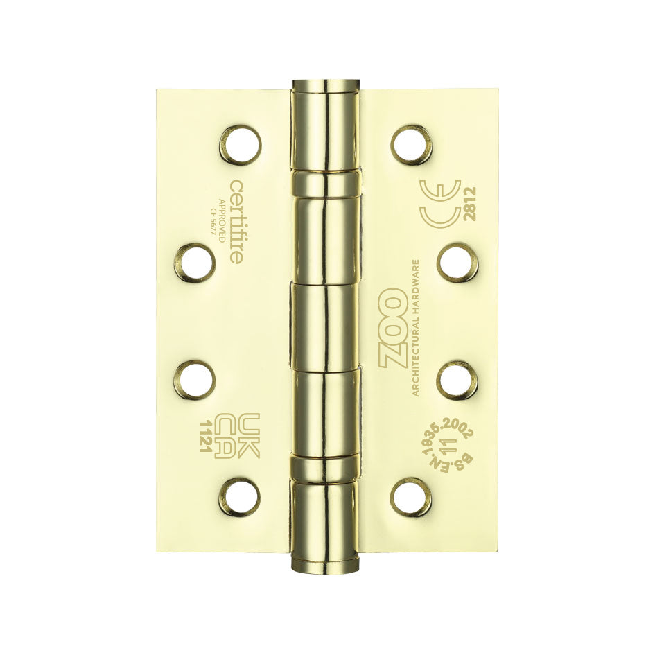 Ball Bearing Hinge - Steel 102 x 76 x 3mm