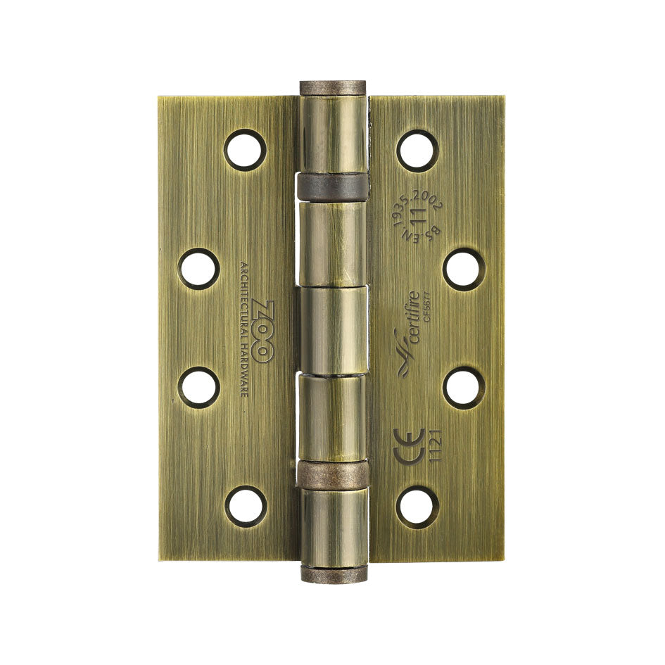 Ball Bearing Hinge - Steel 102 x 76 x 3mm