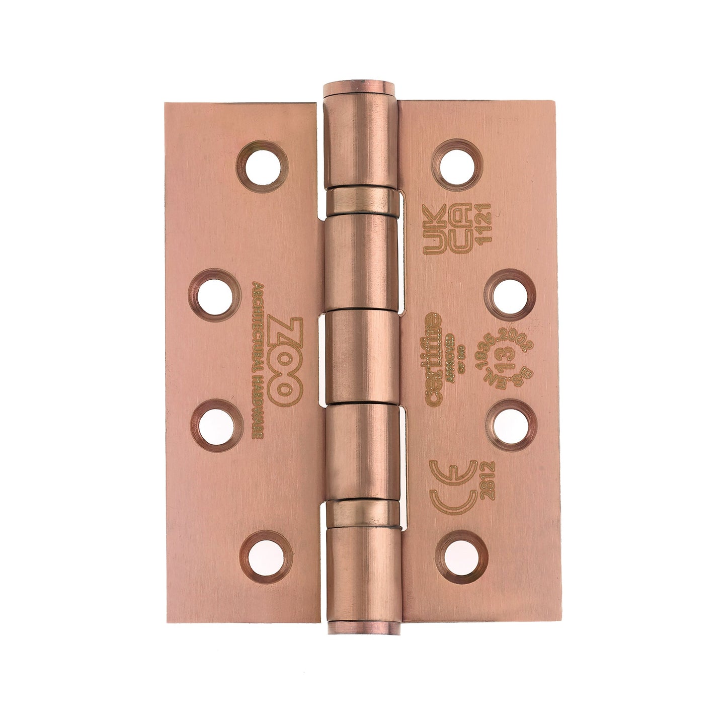 Grade 13 Hinges - Ball Bearing 102mm x 76mm x 3mm Square Corner