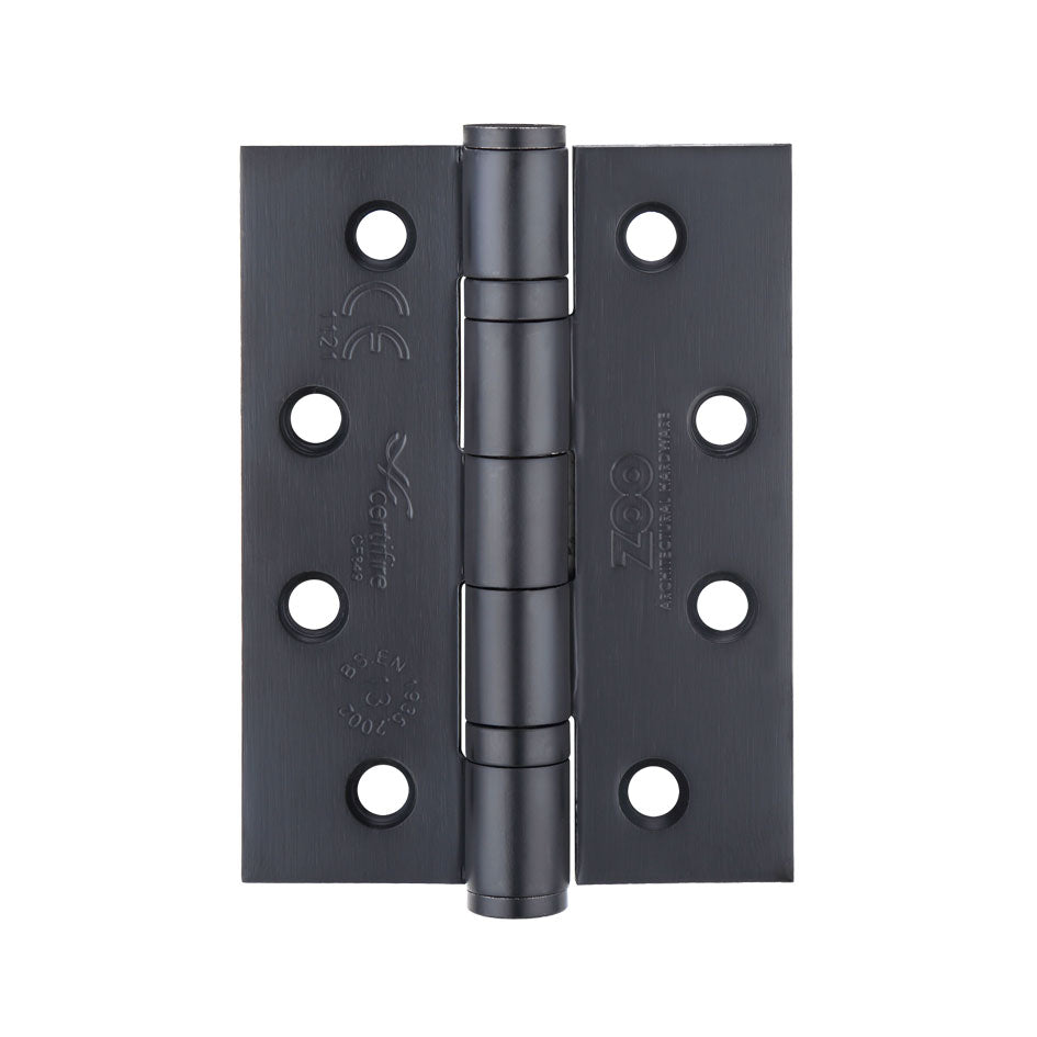 Grade 13 Hinges - Ball Bearing 102mm x 76mm x 3mm Square Corner