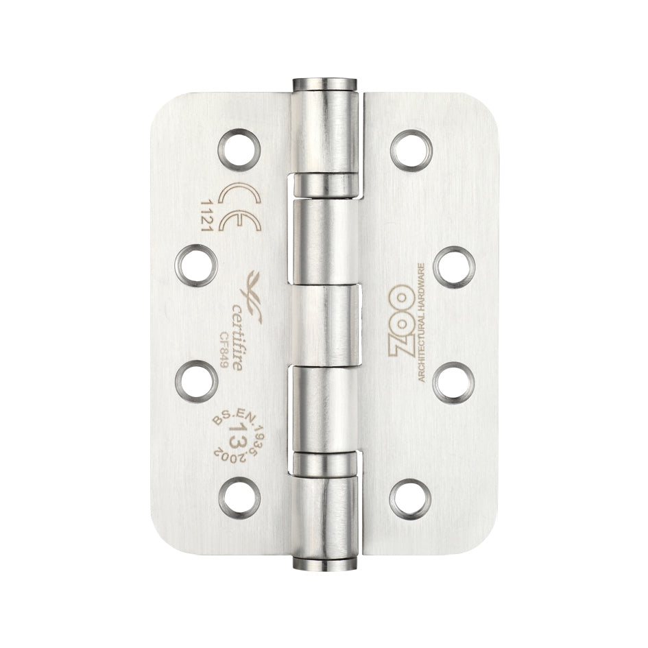 Grade 13 Hinges - Ball Bearing 102mm x 76mm x 3mm Radius Corner