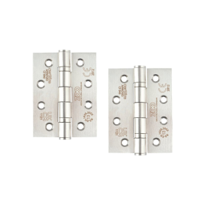 Grade 13 Hinges - Ball Bearing 102mm x 76mm x 3mm Pair And a Half Square Corner