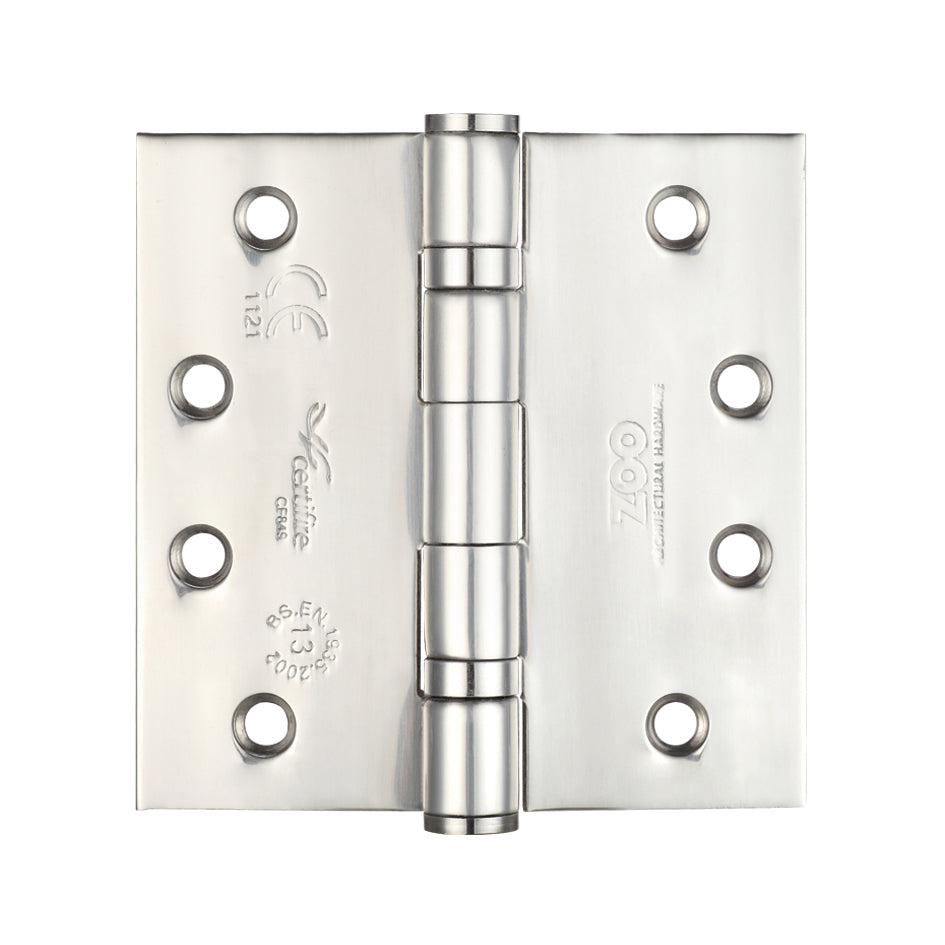 Grade 13 Ball Bearing Hinge Stainless Steel - Grade 201 - 100 x 100 x 3mm