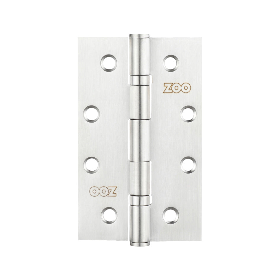 Slim Knuckle Bearing Hinge Stainless Steel - Grade 201 - 102 x 63 x 2.5mm