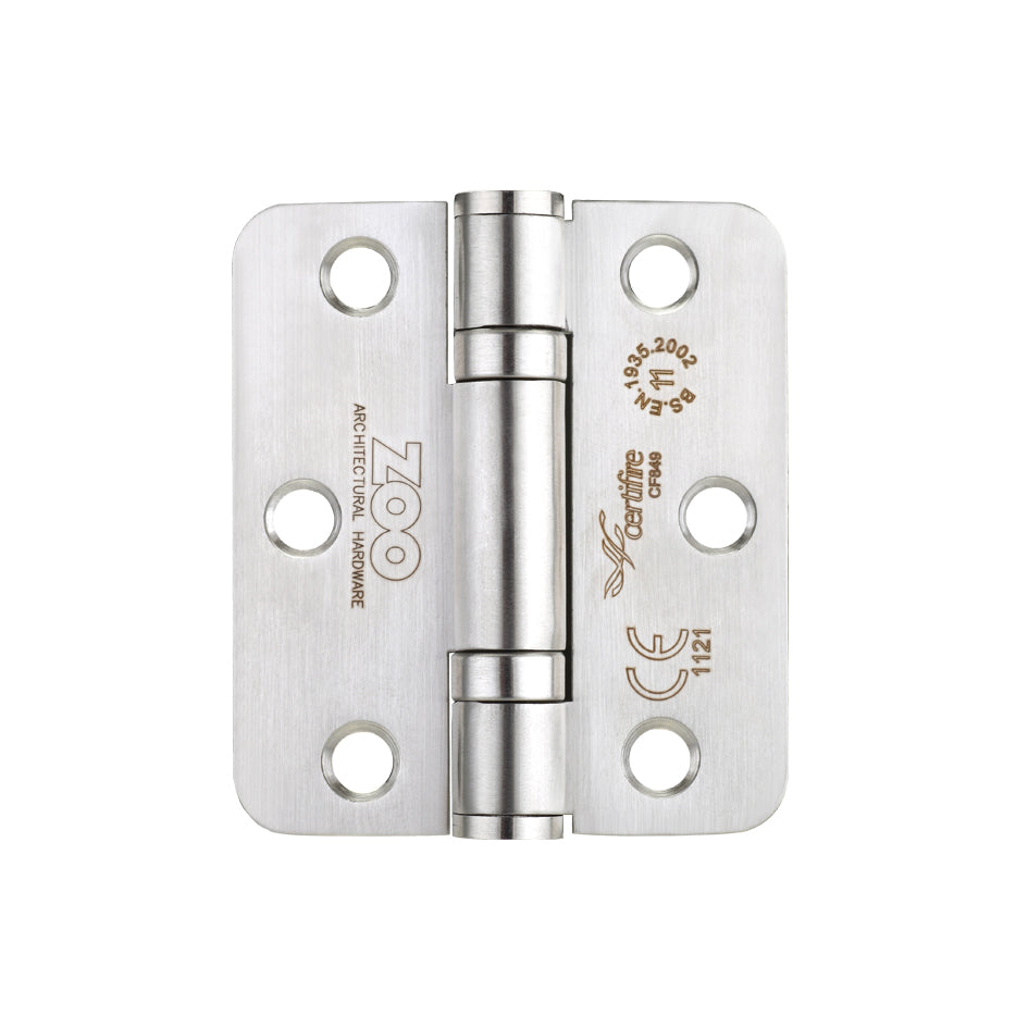 Grade 11 Bearing Hinges - 76mm x 67mm x 2.5mm Radius Corner