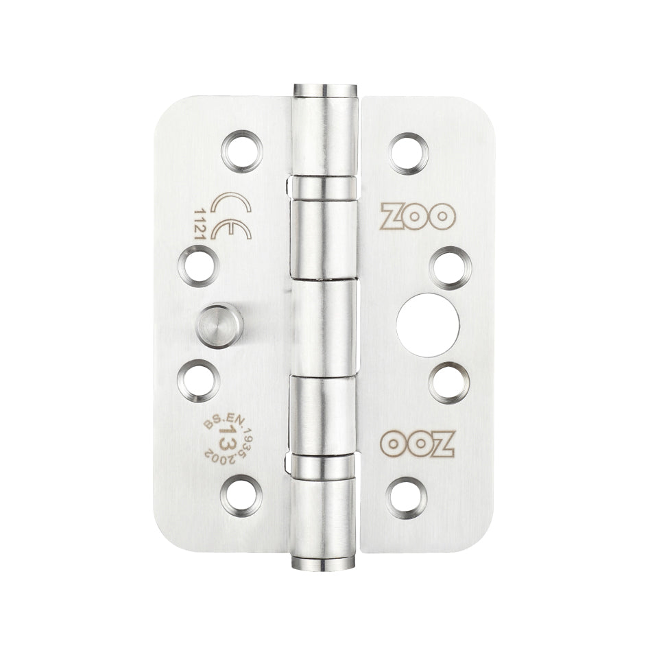 Stainless Steel Dog Bolt Door Hinge 4"x3"x3mm