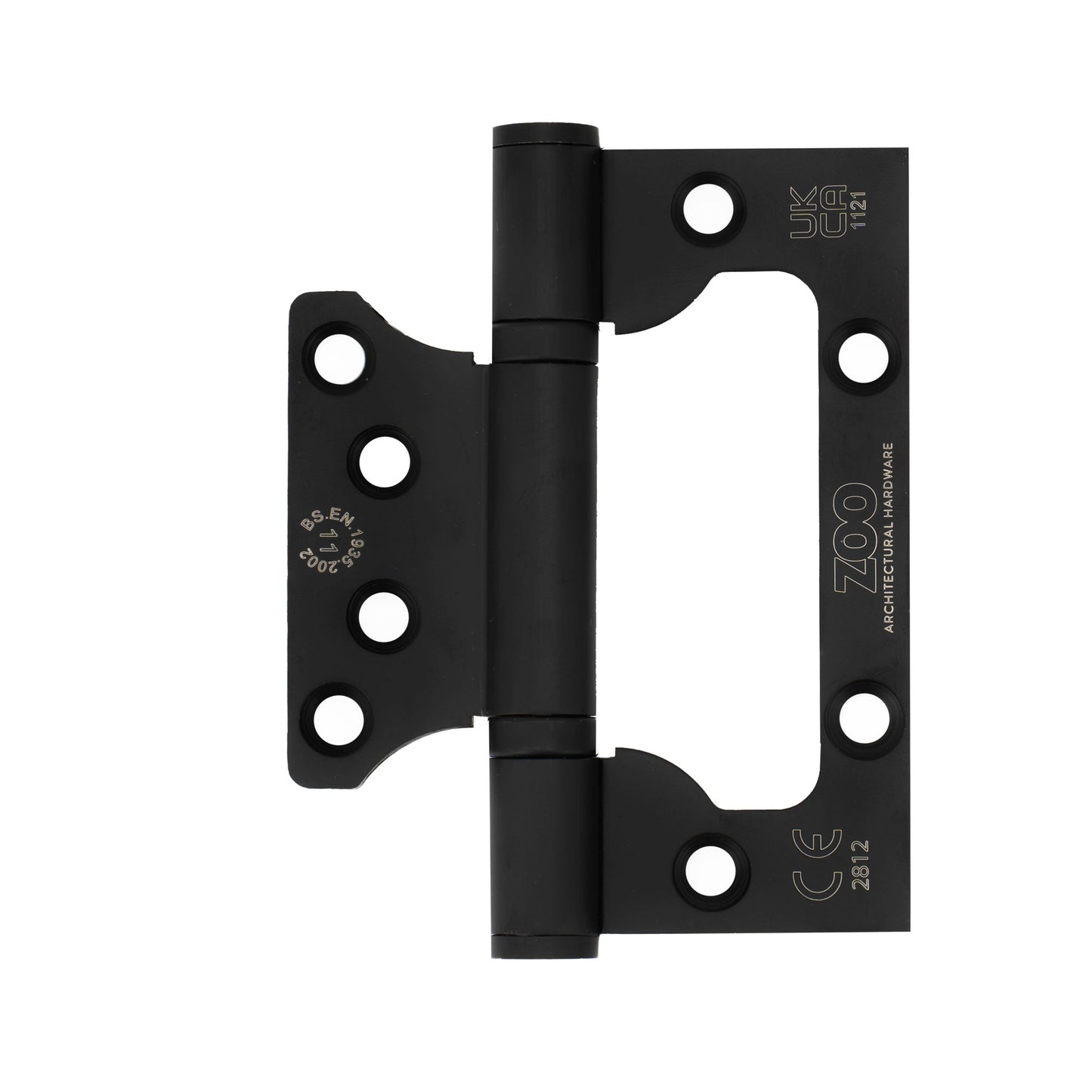 Flush / Interleaf Hinge  Pair - CE/UKCA - Grade 11