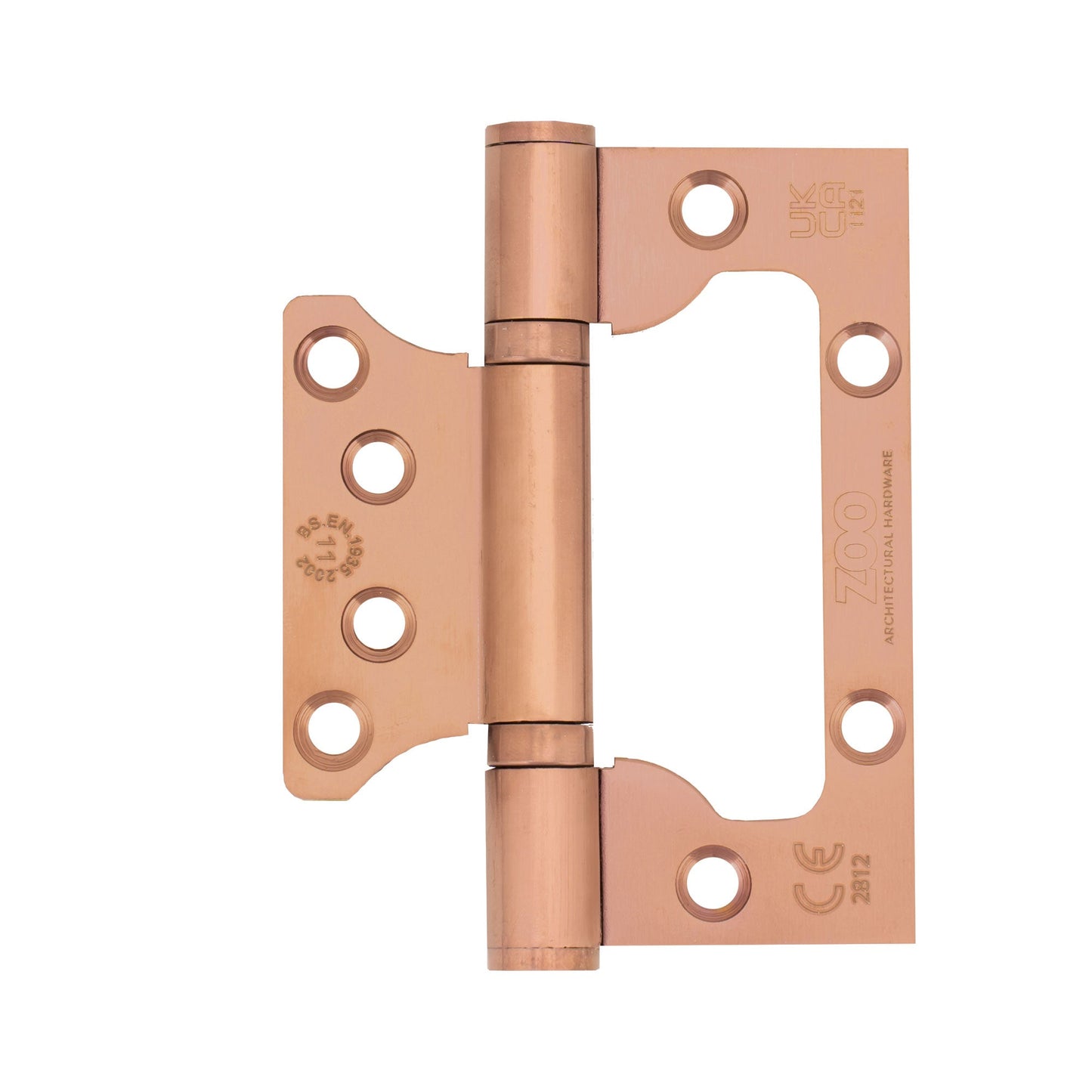 Flush / Interleaf Hinge  Pair - CE/UKCA - Grade 11