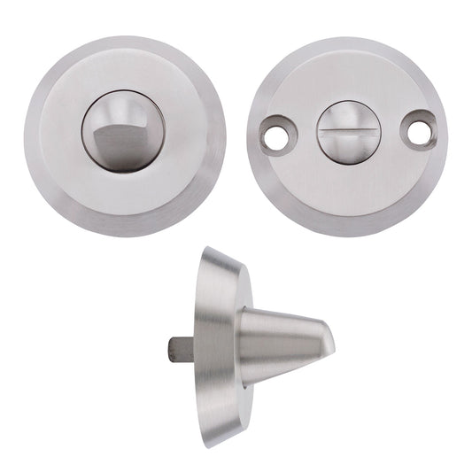 Anti Ligature Turn & release Set -5mm Spindle -  Satin St. Steel