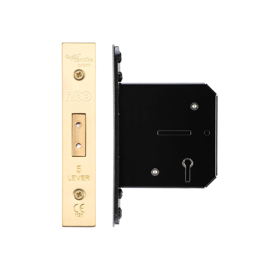 5 Lever Dead Lock - 76mm C/W  Forend and Strike