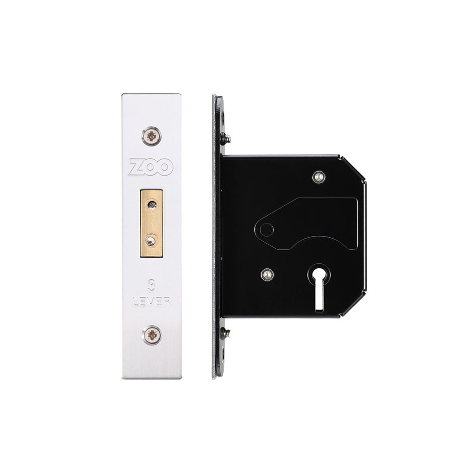 3 Lever Replacement Dead Lock - 64mm