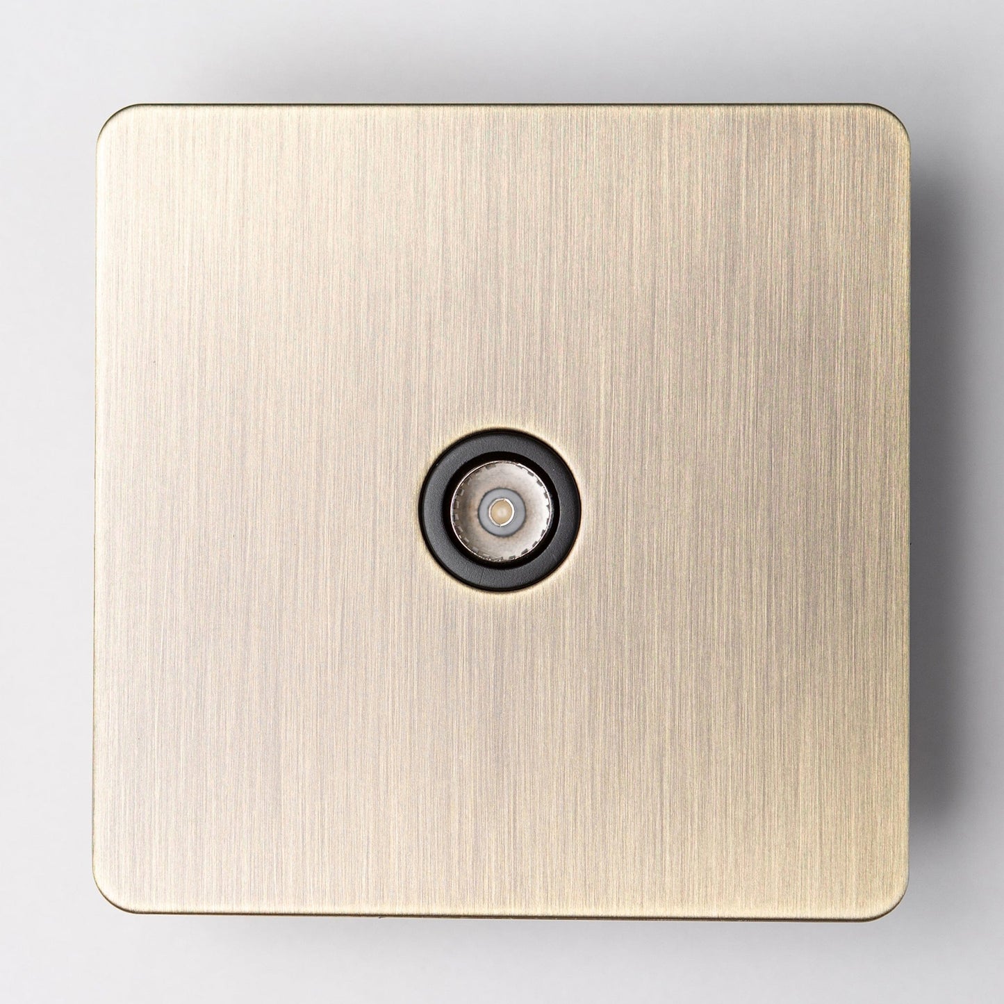 Antique Brass Switches and Sockets - Straight Knurled Design