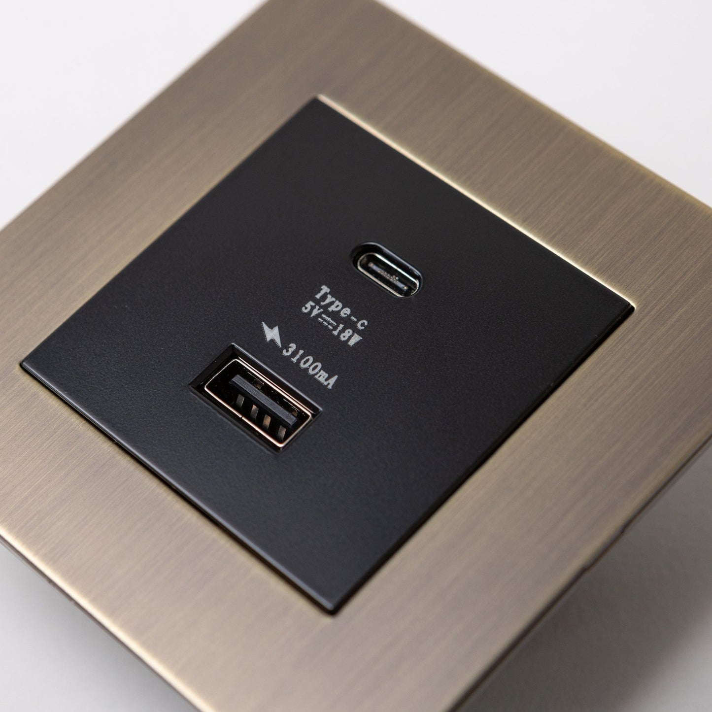 Antique Brass Switches and Sockets - Straight Knurled Design