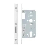 Din Euro Deadlock - Backset 60mm - 2 Pc Forend - Square - Single Throw