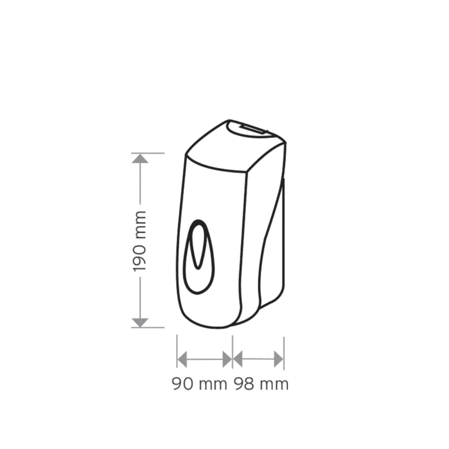 Modular 400ml Spray Refillable Soap Dispenser