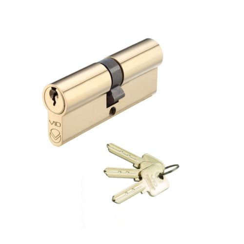 V10 Euro Double Cylinder 80mm Keyed Alike