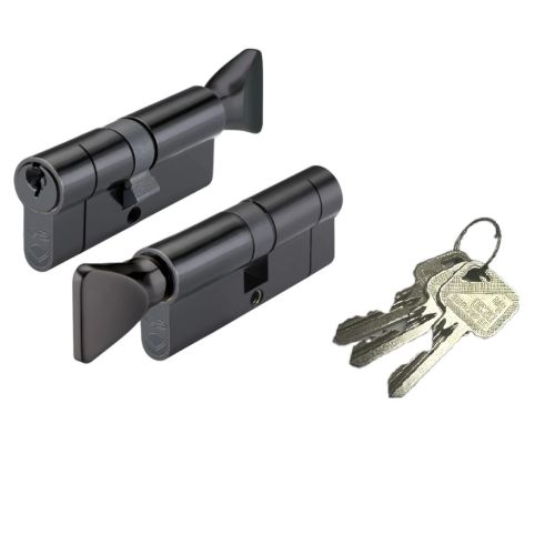 V5 40/60mm Euro Cylinder and Turn Keyed Alike
