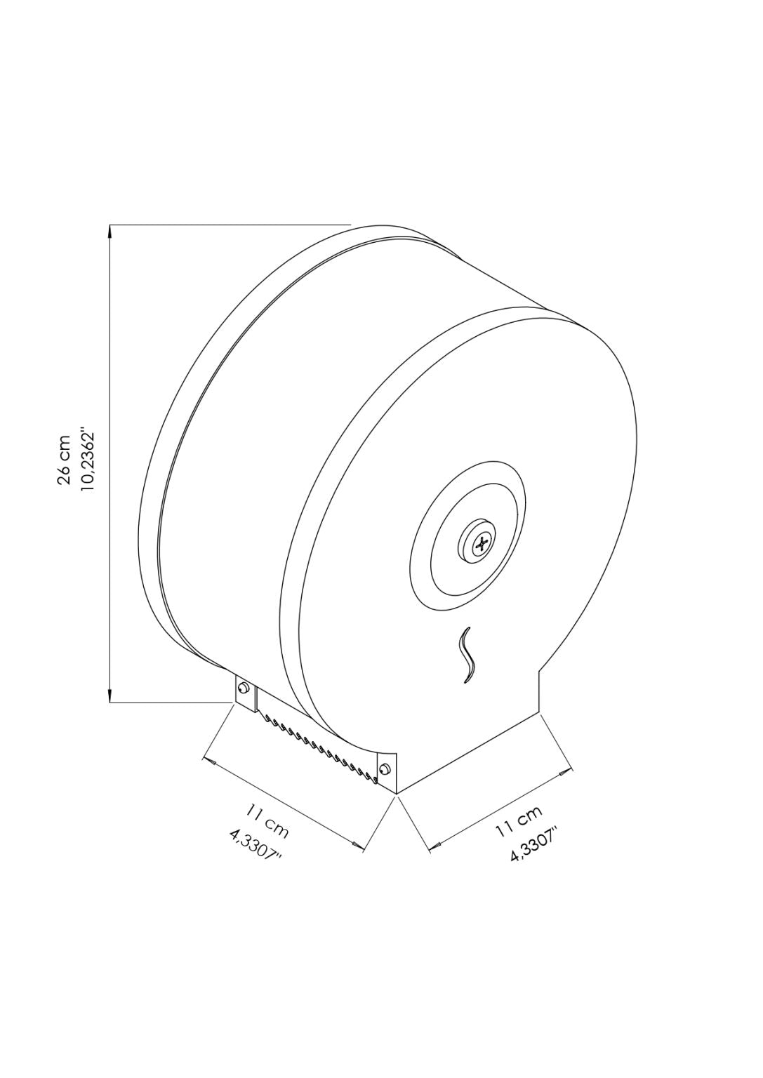 Ecoline Mini 10” Jumbo Dispenser