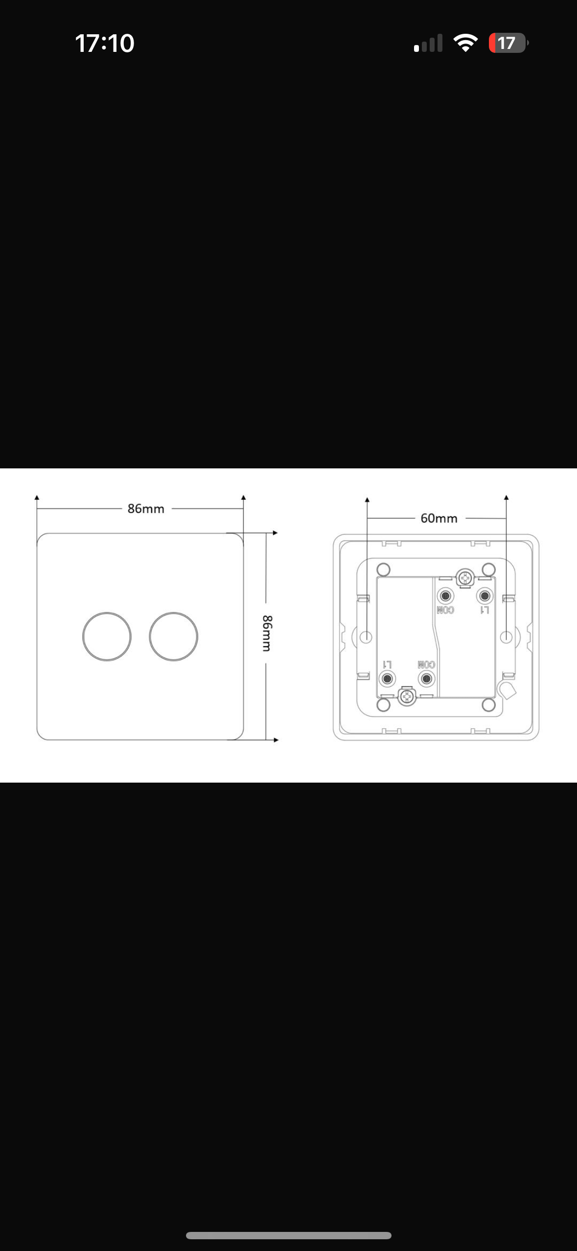 Black Walnut Switches and Sockets - W Series