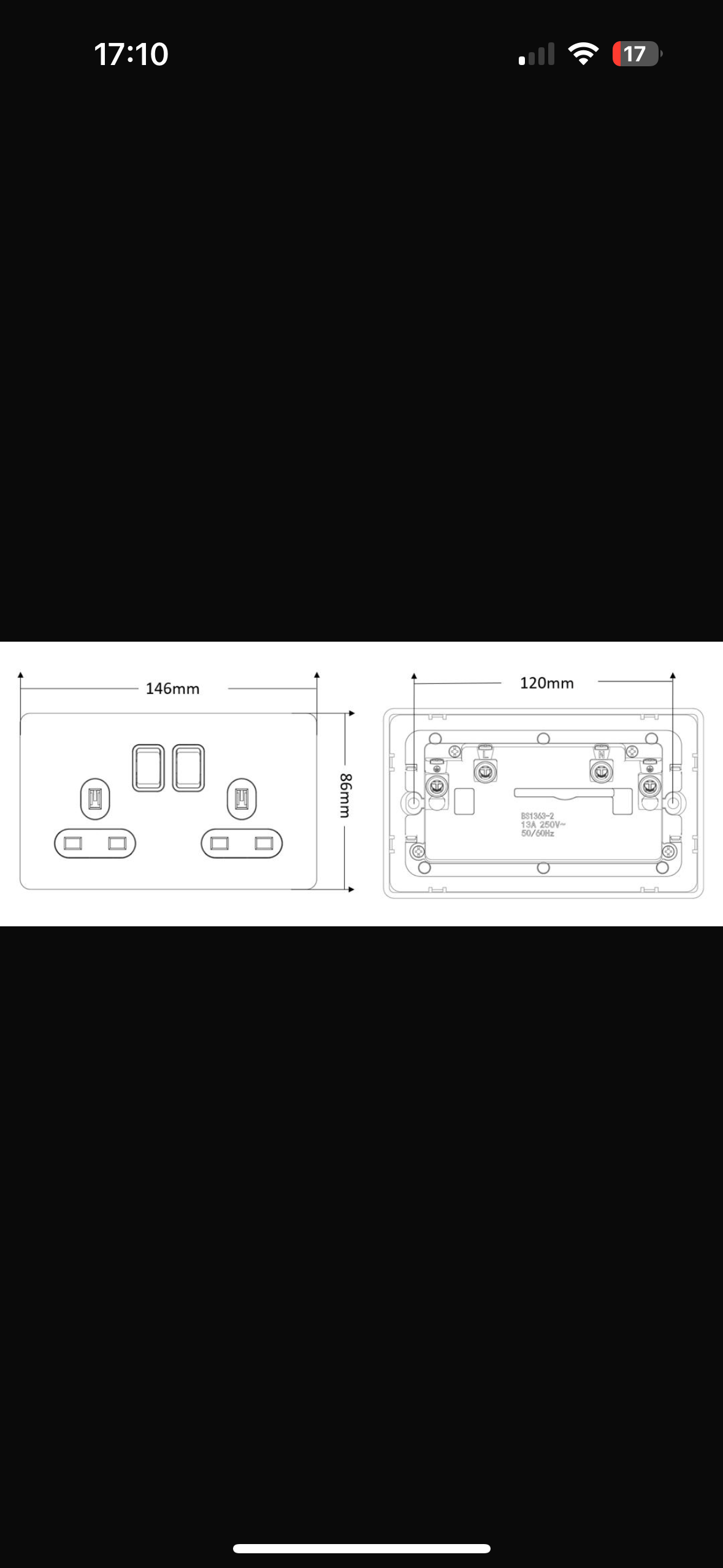 Black Walnut Switches and Sockets - W Series