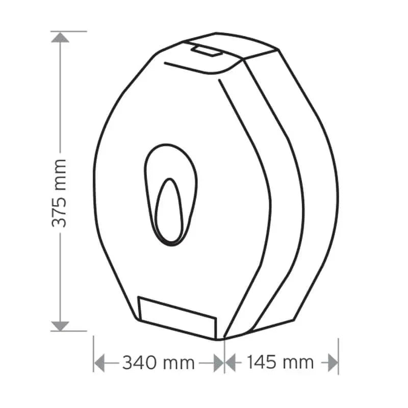Modular Large Jumbo 12” Tissue Dispenser