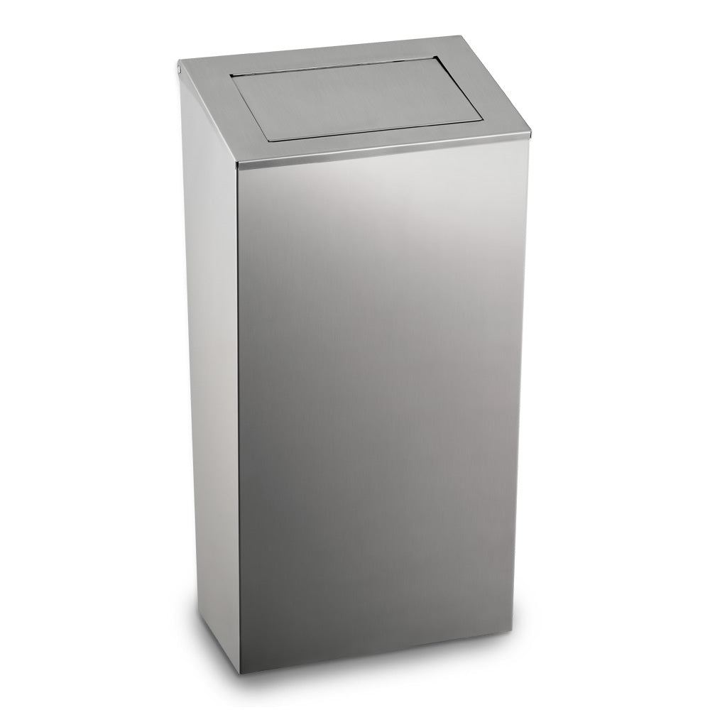 ECOLINE Steel Waste Bin ( Push Lid ) 25L – 50L Capacity
